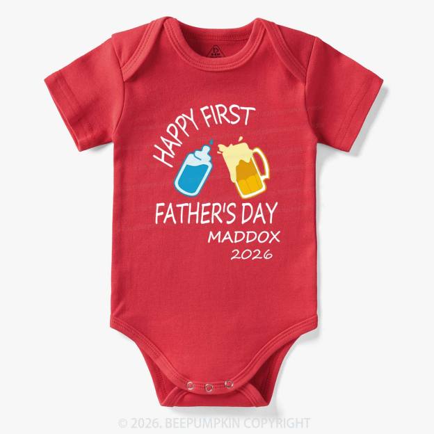 Happy Mother's/ Father's Day Cheers Bodysuit For Baby