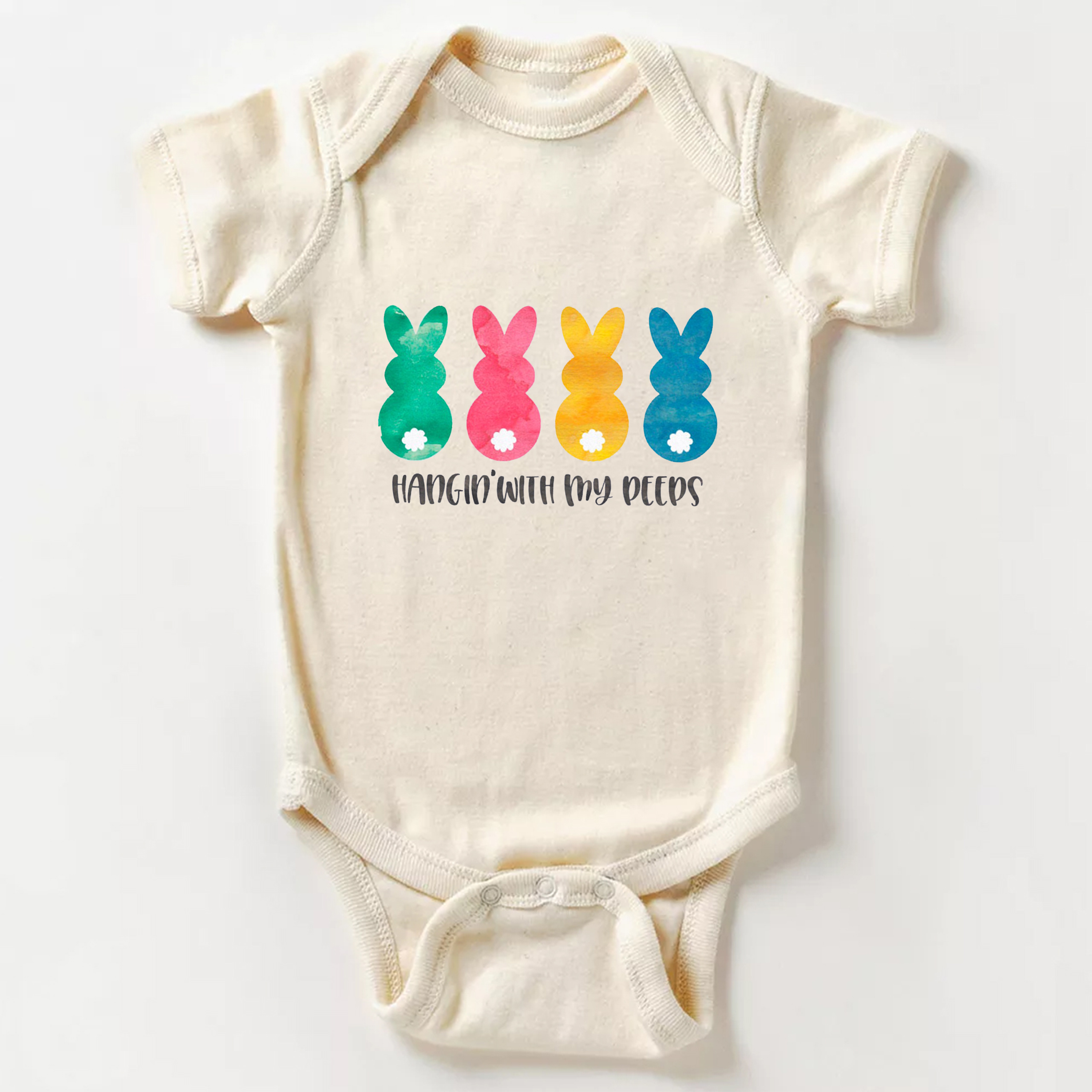 Hangin' With My Peeps Easter Baby Bodysuit