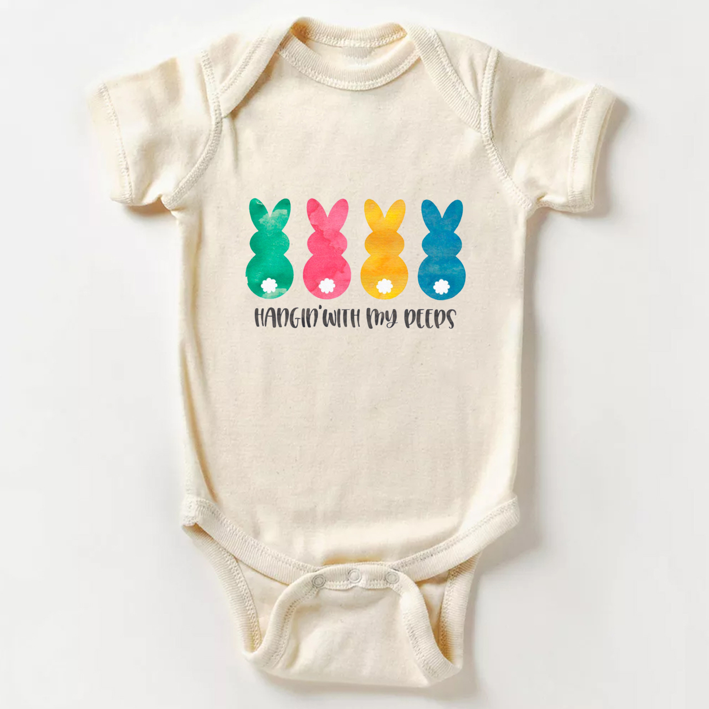Hangin' With My Peeps Easter Baby Bodysuit