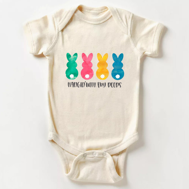 Hangin' With My Peeps Easter Baby Bodysuit