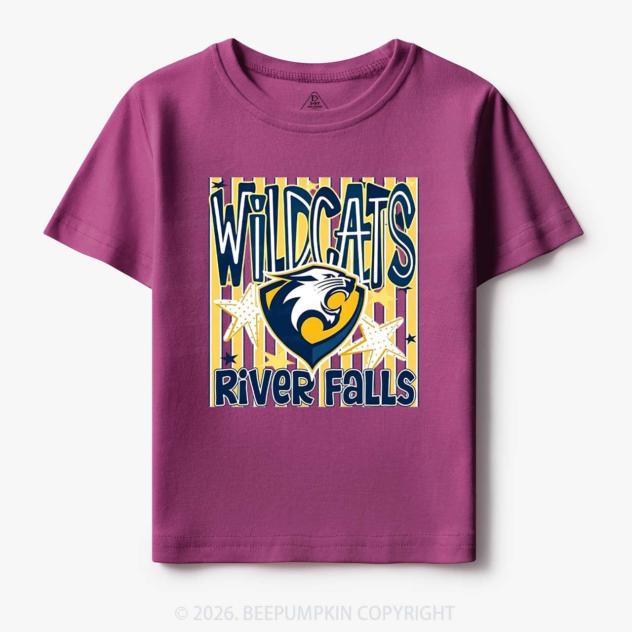 Personalized School Name Mascot Team Spirit Toddler&Kid's Tees