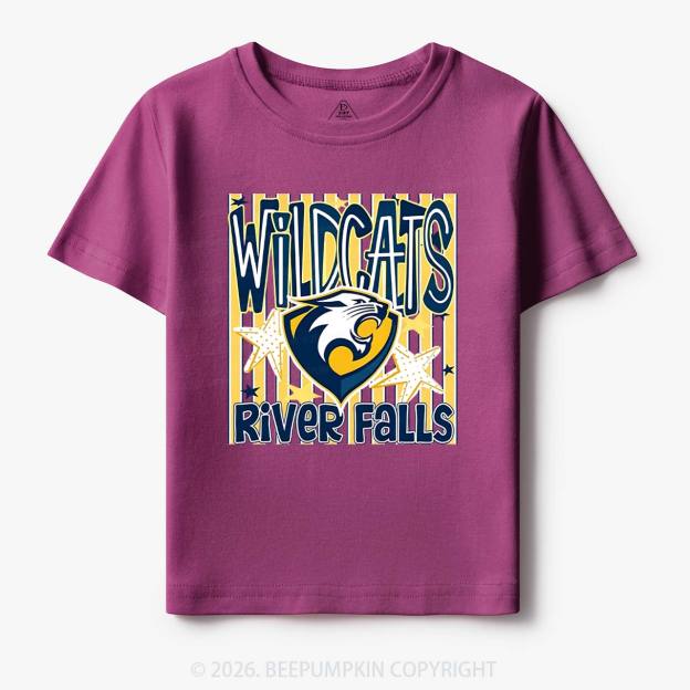 Personalized School Name Mascot Team Spirit Toddler&Kid's Tees