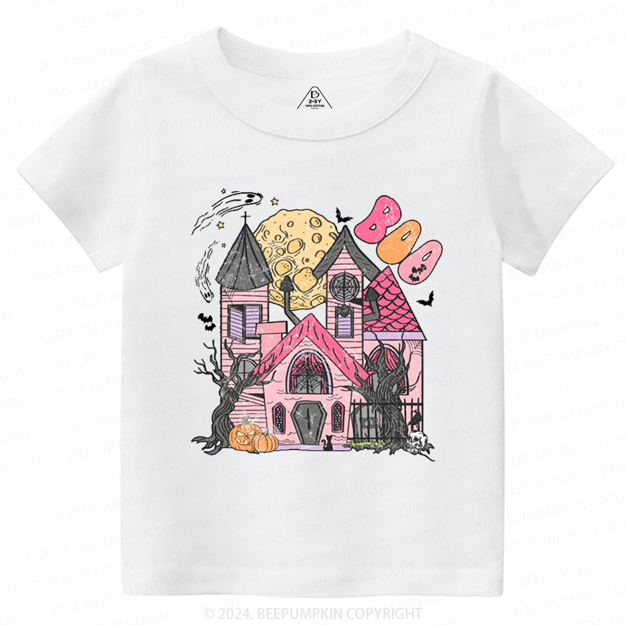 Haunted House Halloween Toddler&Kids Tees 