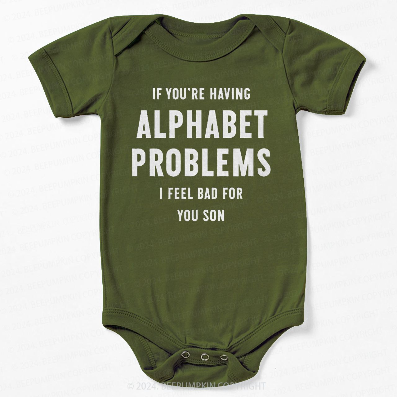 Alphabet Problems Bodysuit For Baby