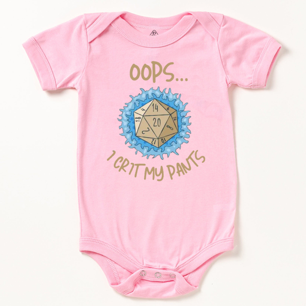 Oops I Crit My Pants Bodysuit Beepumpkin 7