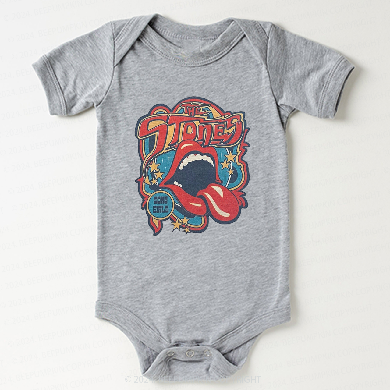Rock n Roll Famous Band Bodysuit For Baby 8