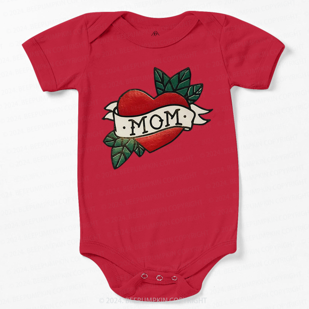 Fruit Hearts Mom Valentine's Day Bodysuit For Baby