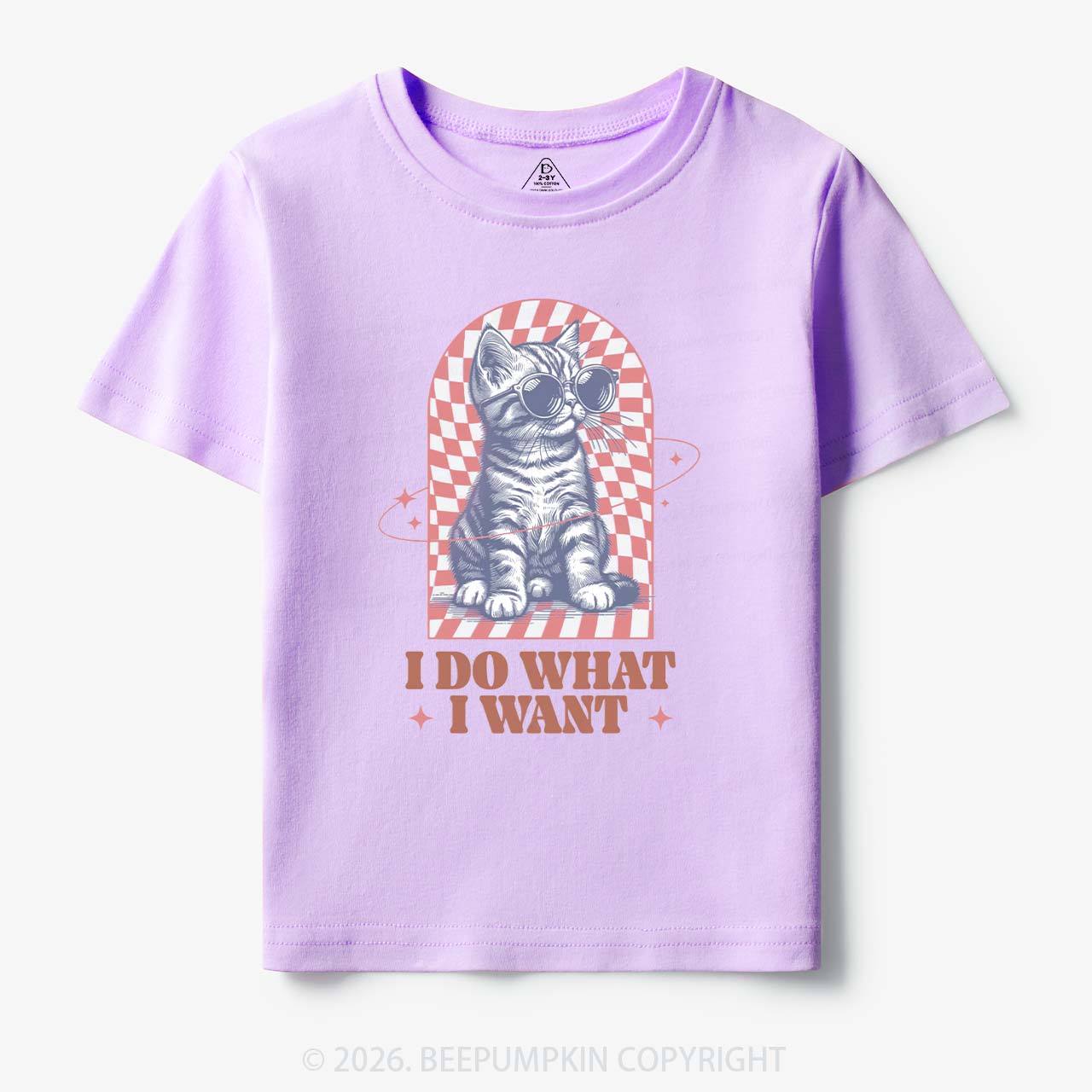 I Do What I Want Kitten Toddler&Kid's Tees