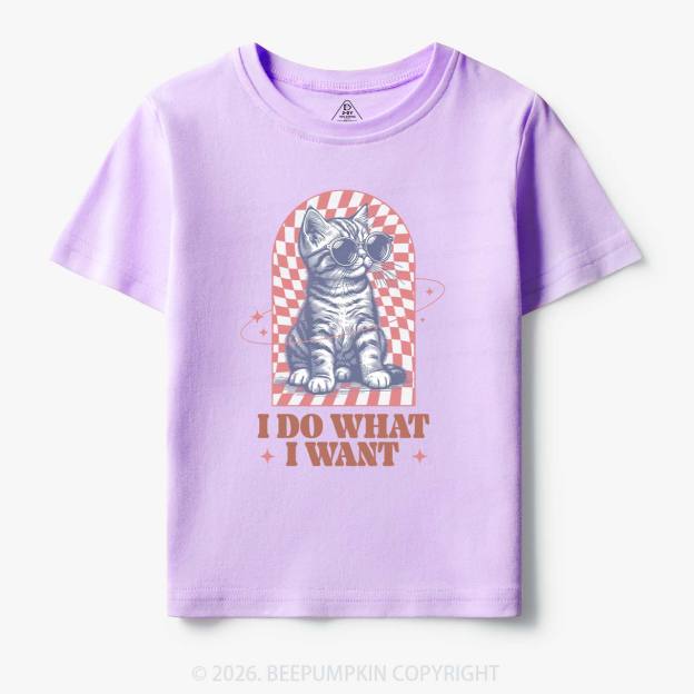 I Do What I Want Kitten Toddler&Kid's Tees