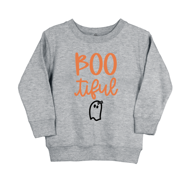 Bootiful Ghost Halloween Kids Sweatshirt