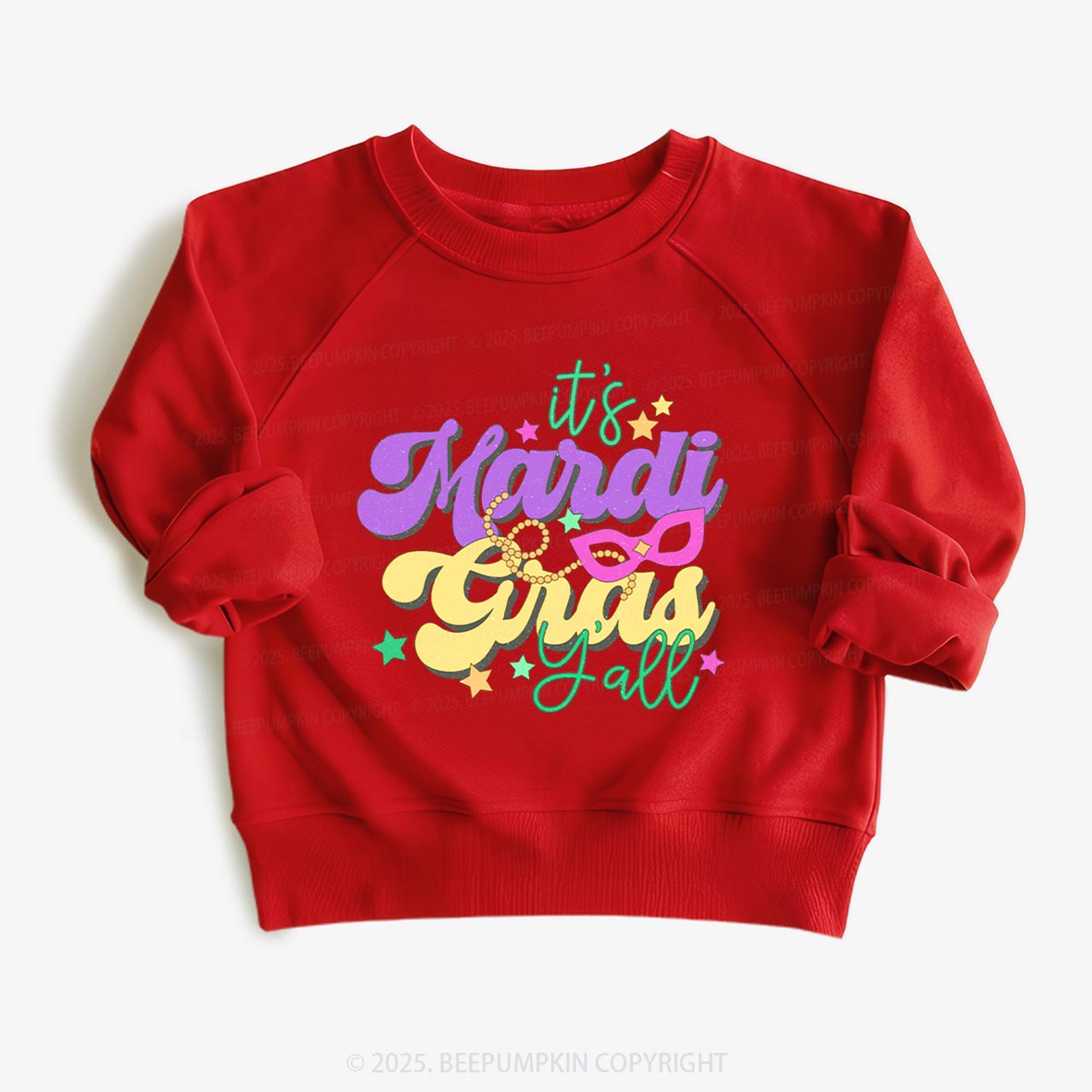 It's Mardi Gras Y'all Kid's Sweatshirt