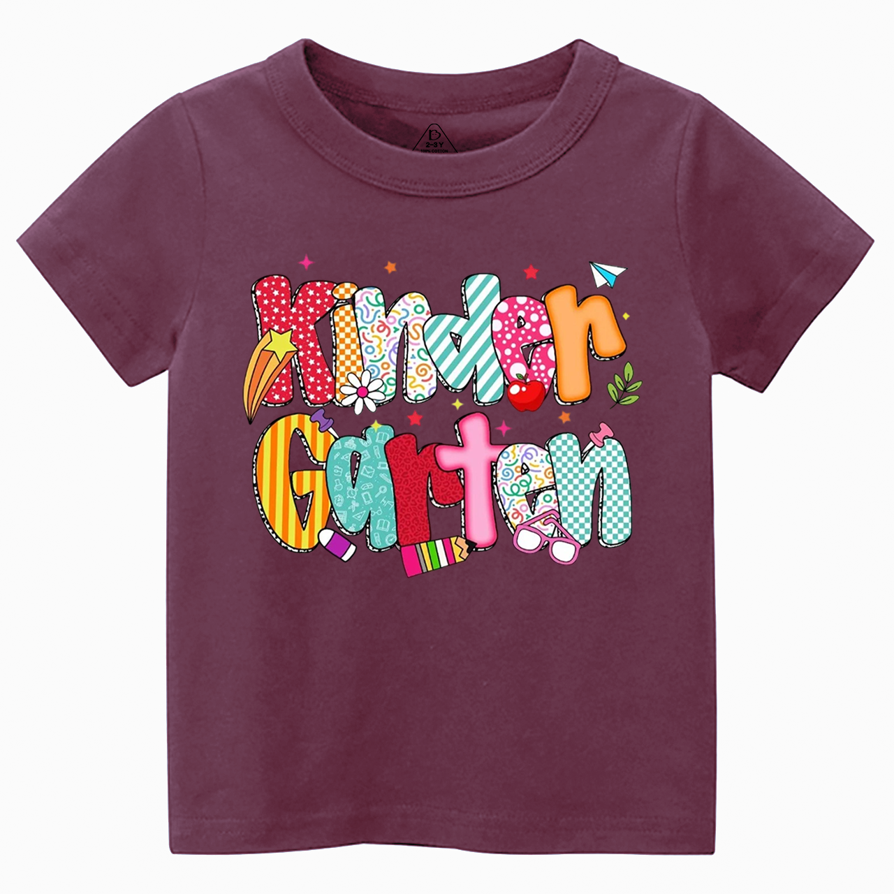 Personalized Colorful School Adventures Toddler&Kid's Tees Beepumpkin 