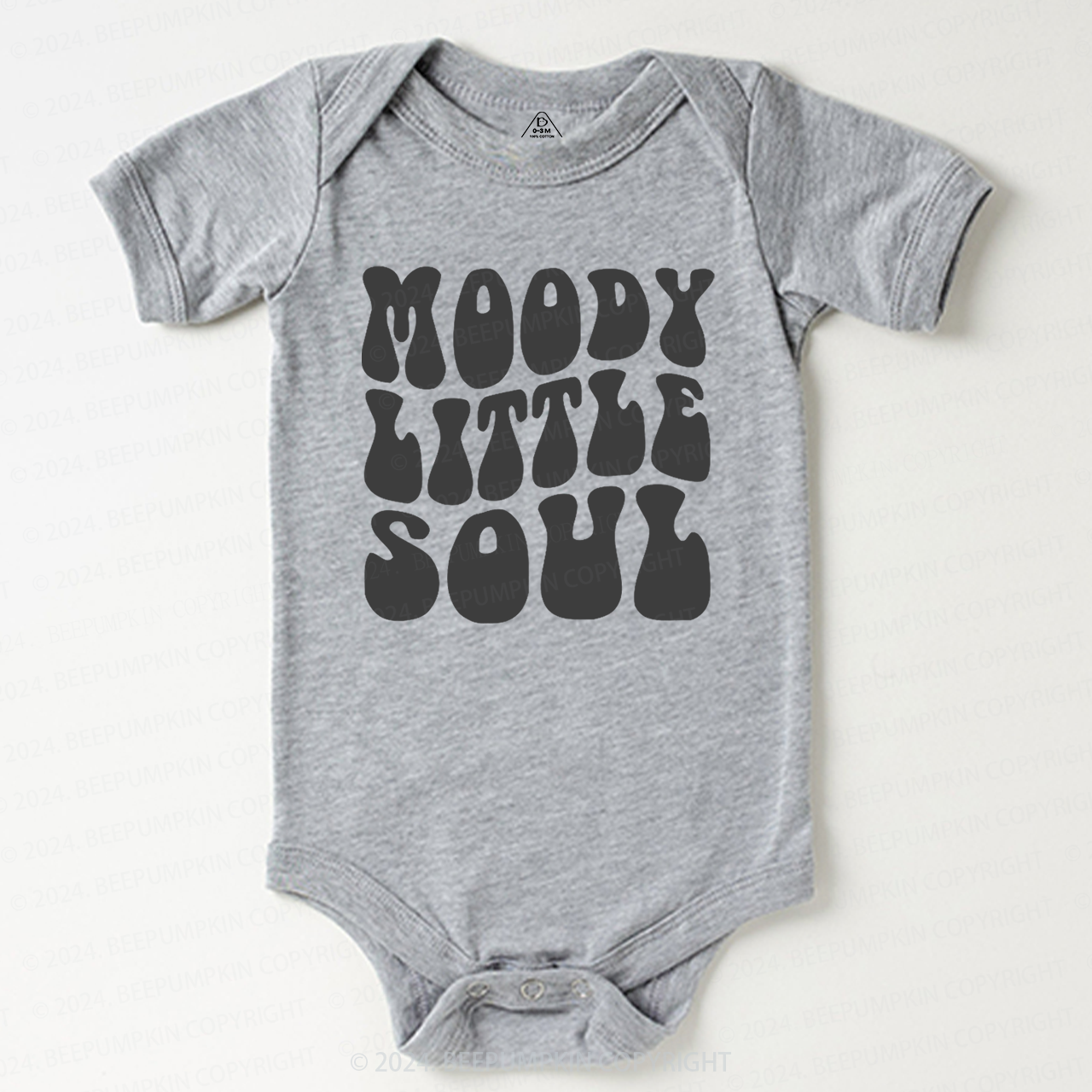 Moody Little Soul Halloween Baby Bodysuits