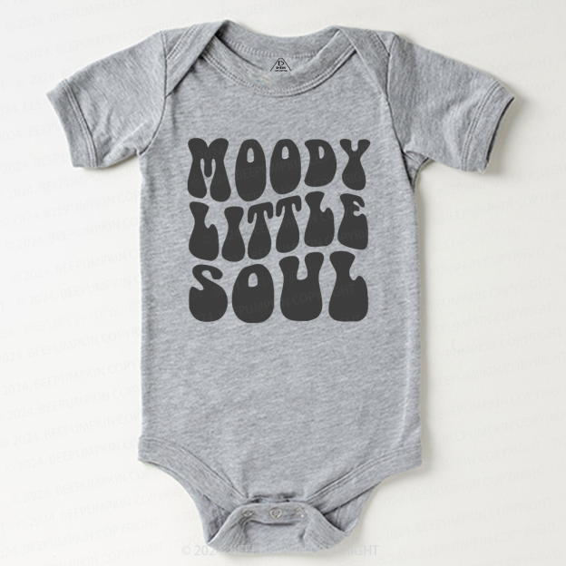 Moody Little Soul Halloween Baby Bodysuits