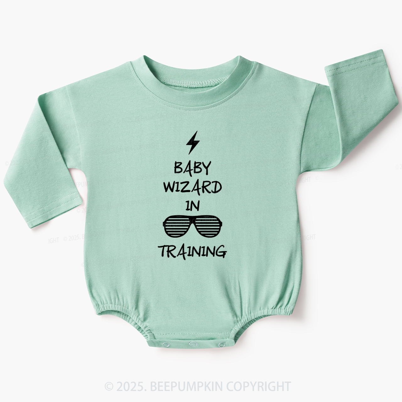Baby Wizard In Training Baby Bubble Romper Beepumpkin