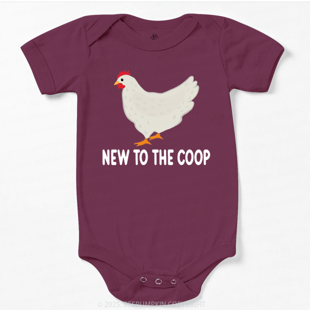 New To The Coop Bodysuit Beepumpkin