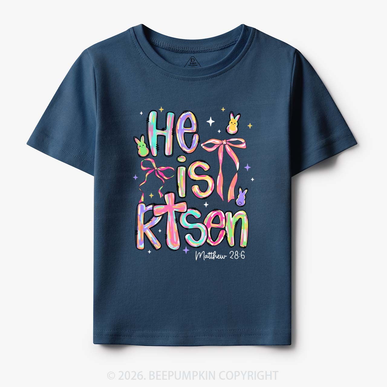 Risen In Color  Candy Bunny Toddler&Kids Tees