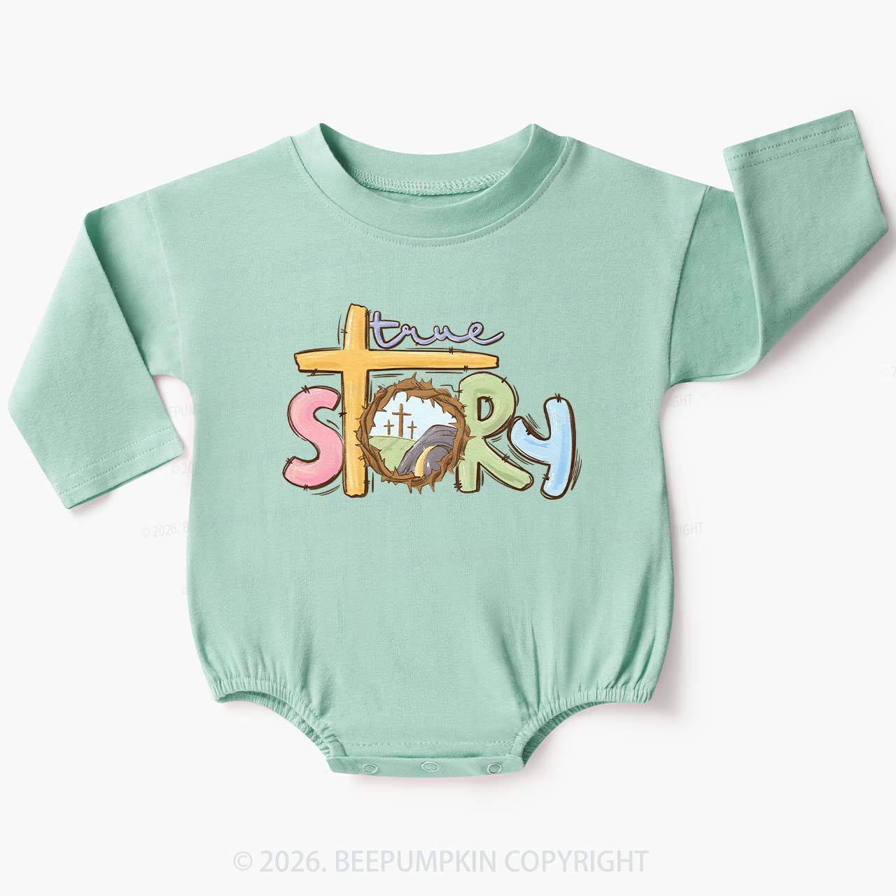 True Story Easter Baby Bubble Romper