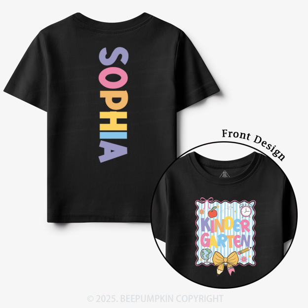 Personalized Little Learner Toddler&Kid's Tees Beepumpkin