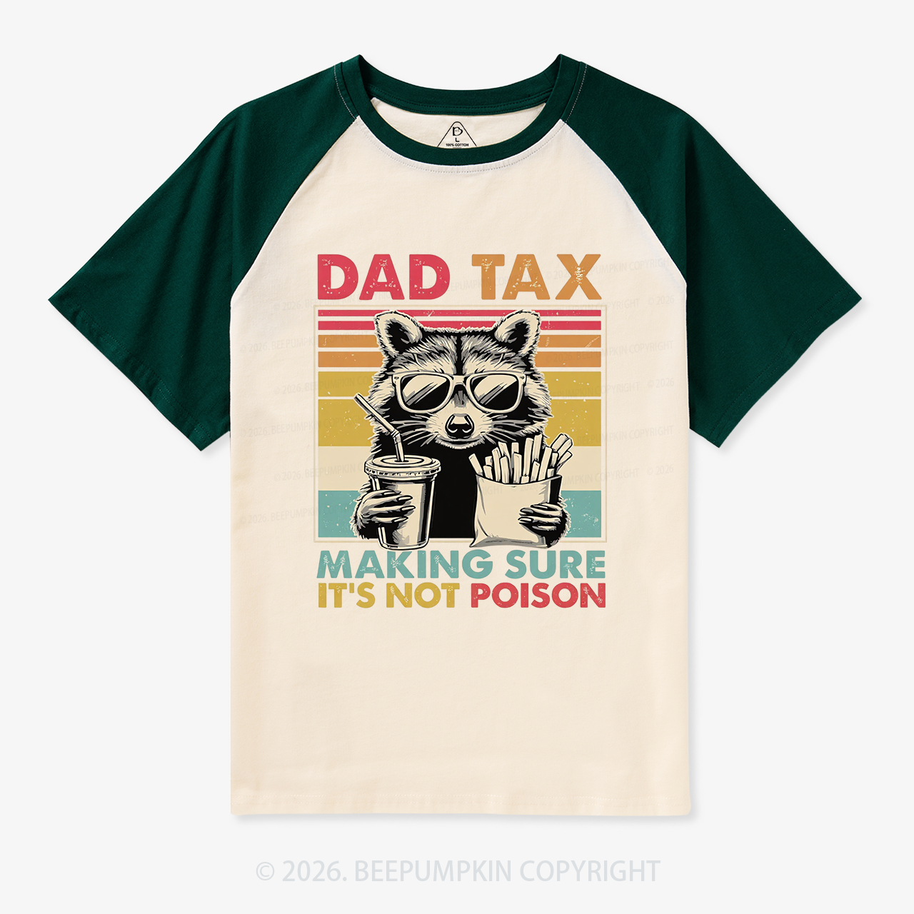 Dad Tax Vintage Raglan T-Shirt