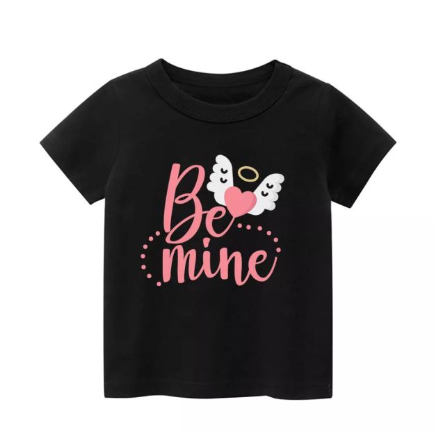 Love Angel Be Mine Valentine Kids Shirt