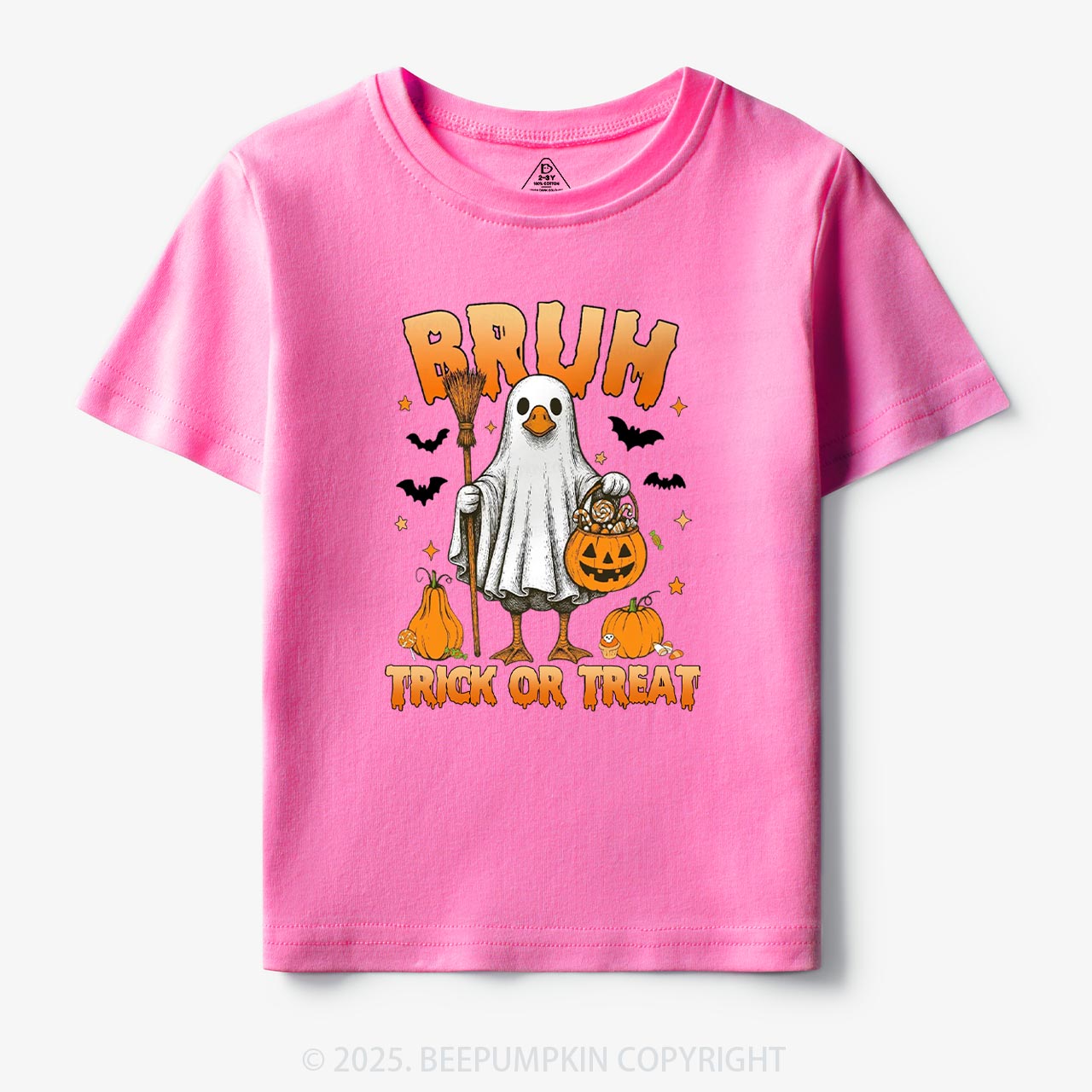 Boo Ghost Goose Bruh Toddler&Kid's Tees Beepumpkin