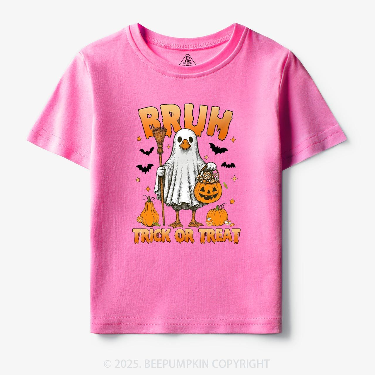 Boo Ghost Goose Bruh Toddler&Kid's Tees Beepumpkin