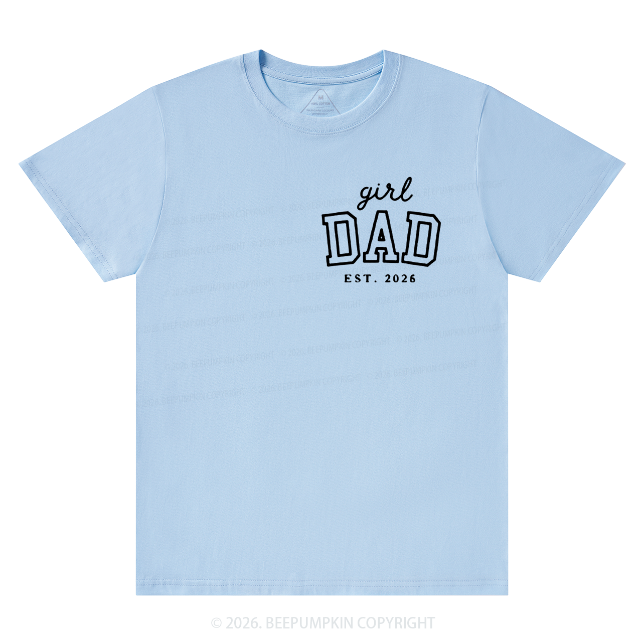Personalized Girl Dad Est Year T-shirt