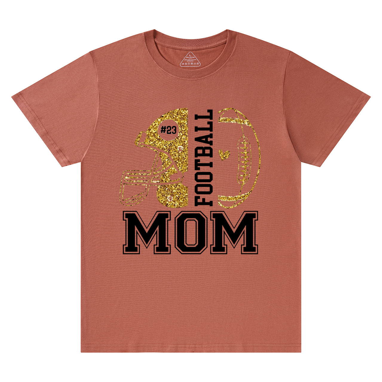 Personalized Football Mom T-Shirts Beepumpkin