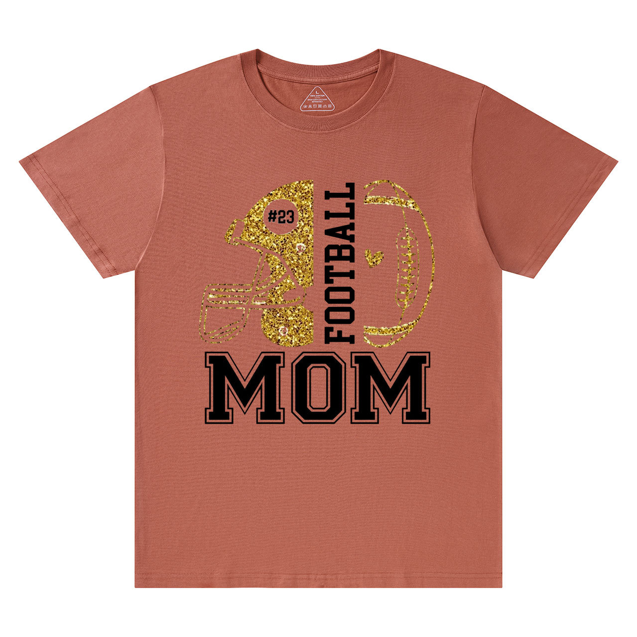 Personalized Football Mom T-Shirts Beepumpkin