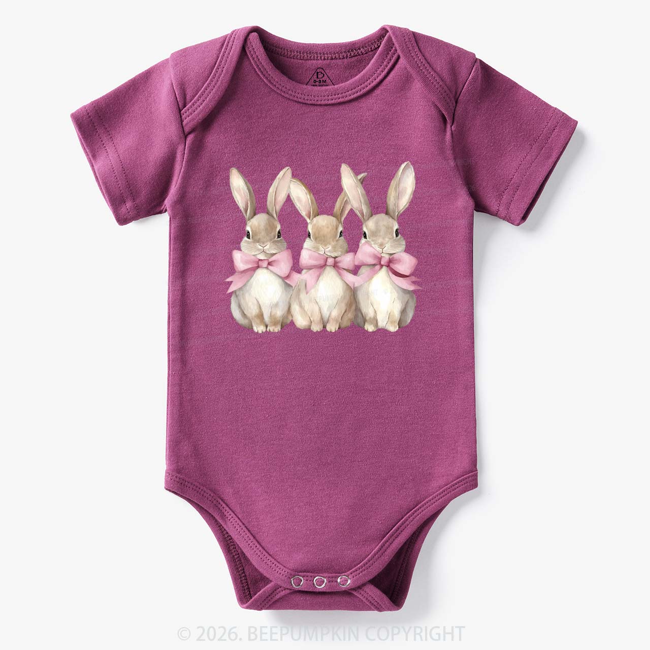 Triple Bunny Hug Easter Bodysuit