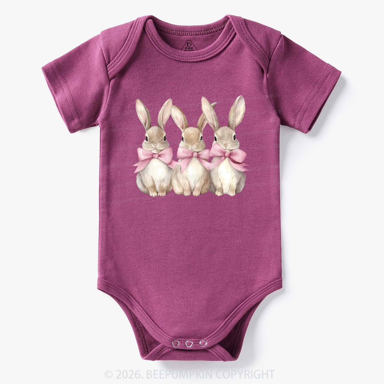 Triple Bunny Hug Easter Bodysuit