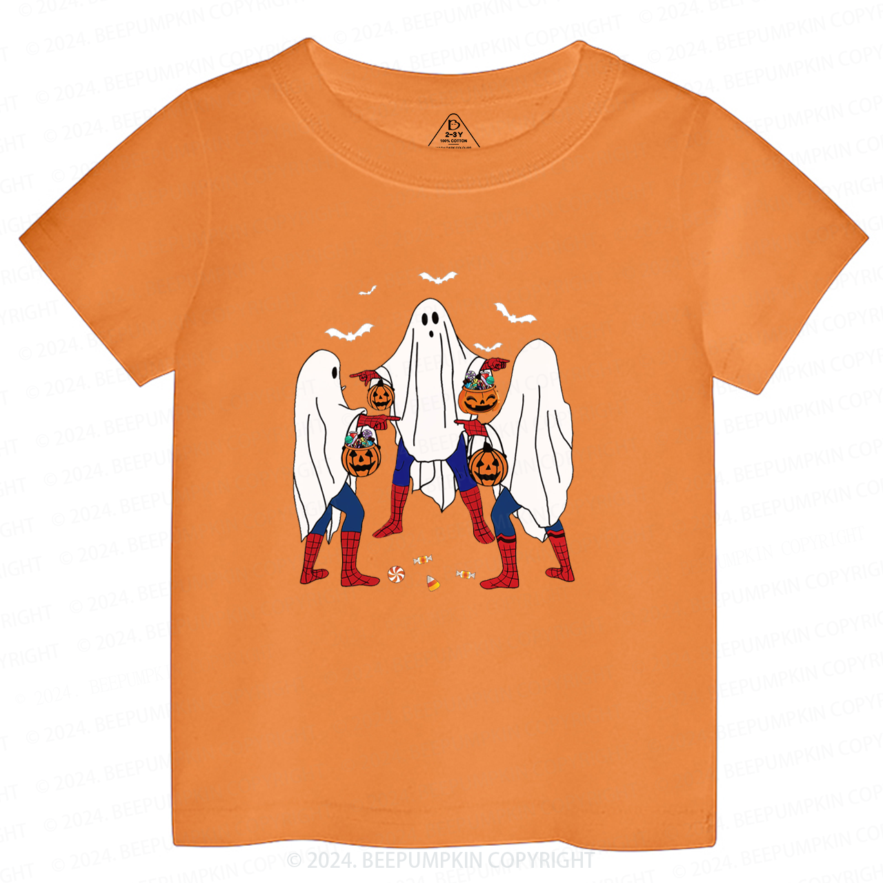 Halloween Cute Goost Toddler&Kids Tees 