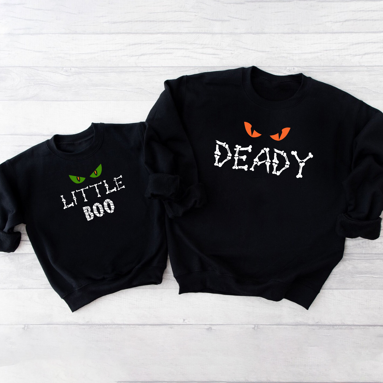 Halloween Funny Group Monsters Family Matching Sweatshirt