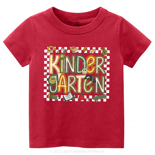 Personalized Back To School Boys Toddler&Kid's Tees Beepumpkin 