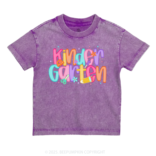Personalized Bright Beginnings Toddler&Kids Washed Tees