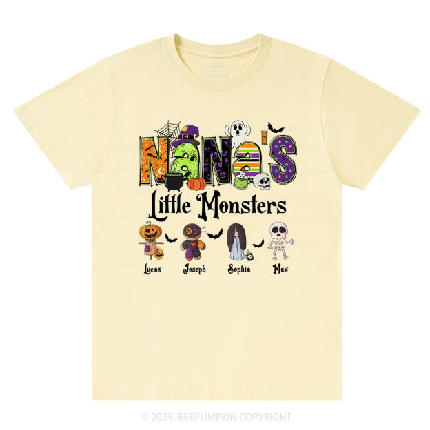 Personalized Nana's Little Monsters T-Shirts Beepumpkin