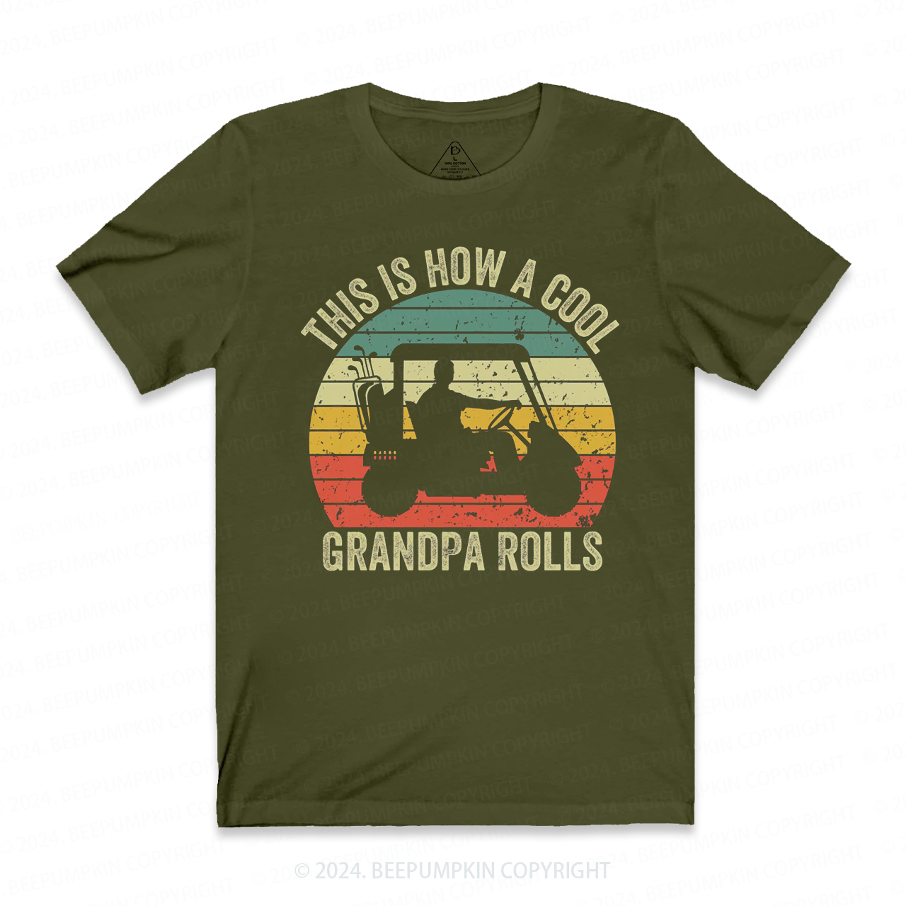 This Is How A Cool Grandpa Rolls T-shirt