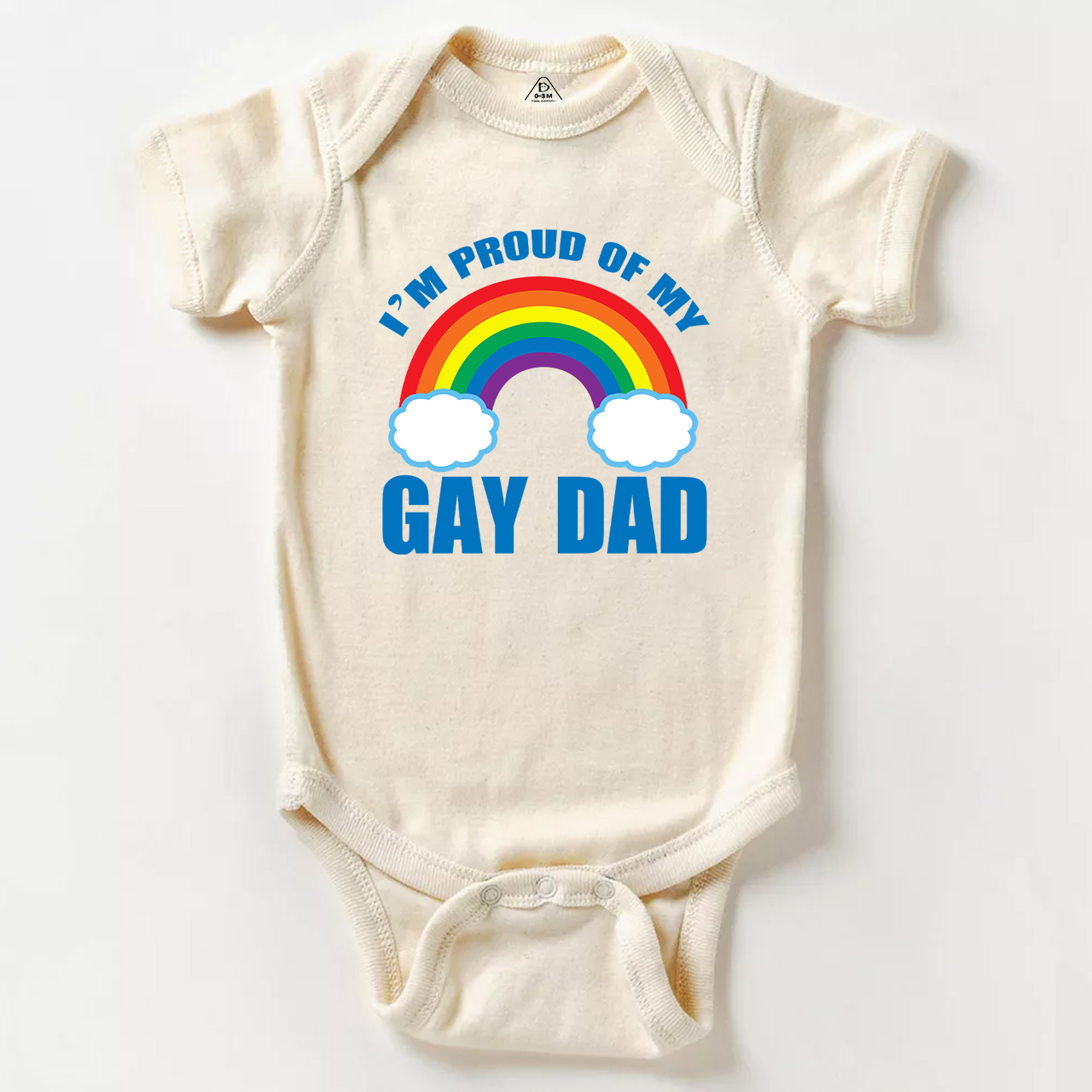 Proud Of My Gay Dad LGBTQ  Baby Bodysuit
