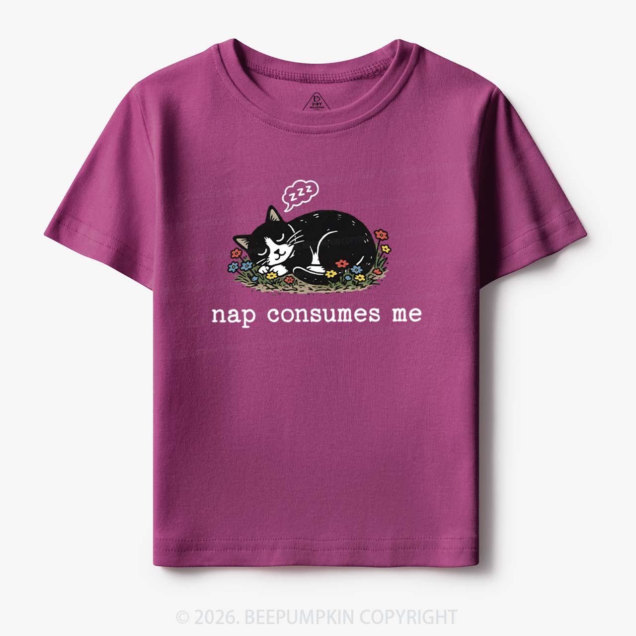 Funny Cat Meme Nap Consumes Me Toddler&Kid's Tees