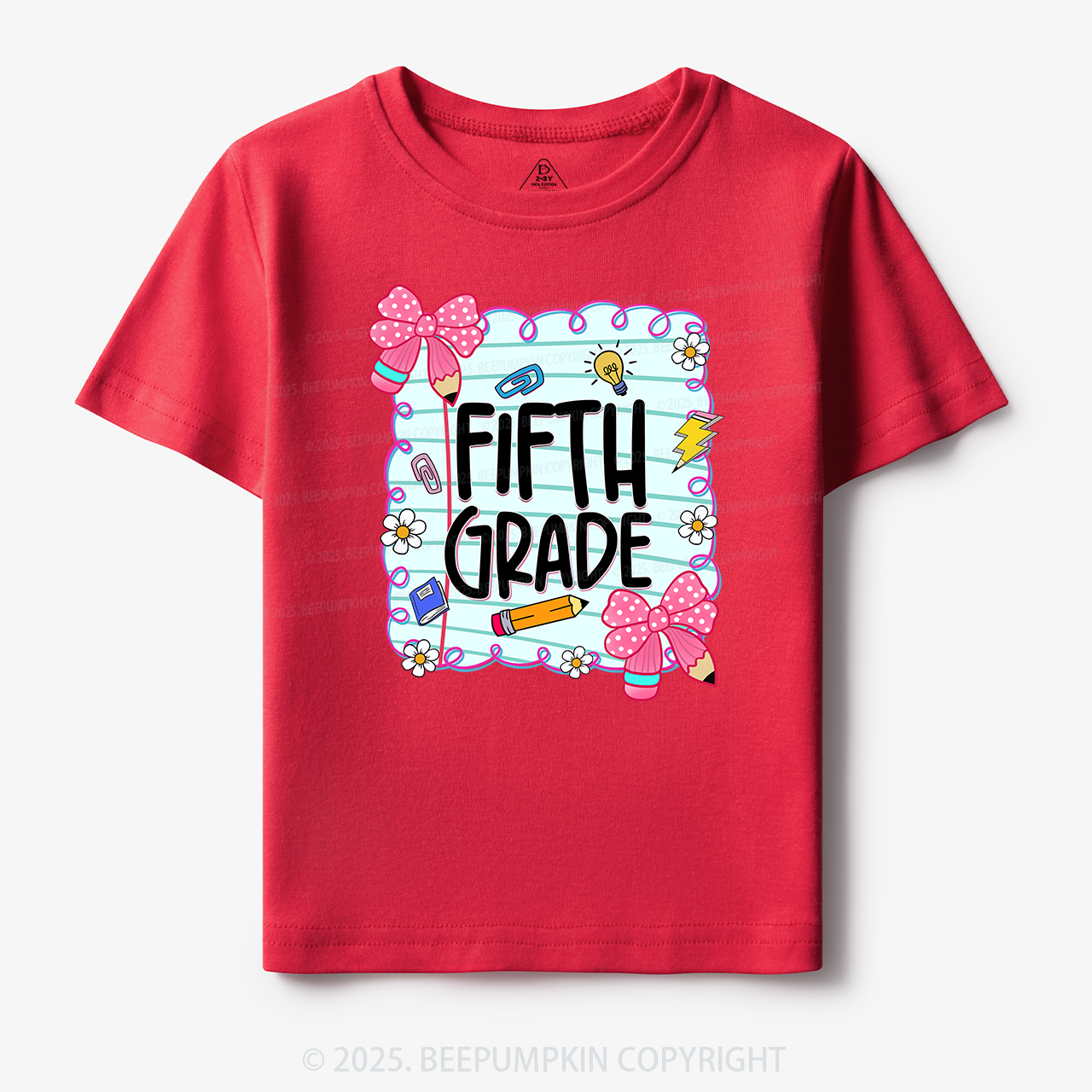 Personalized First Day Of School Toddler&Kid's Tees Beepumpkin