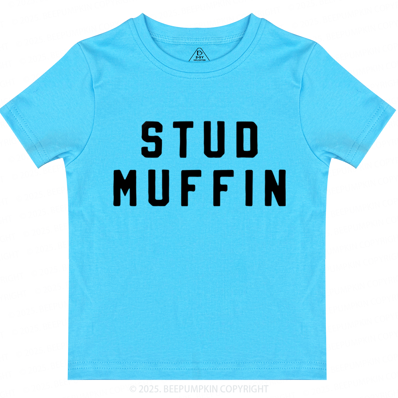 Stud Muffin Valentines Day Toddler&Kids Tees Beepumpkin