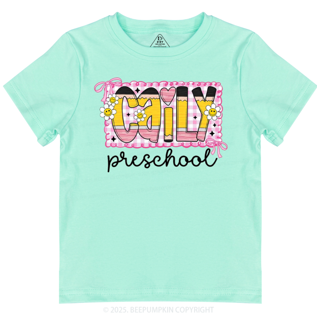 Personalized Graffiti Pencil Name Toddler&Kid's Tees Beepumpkin