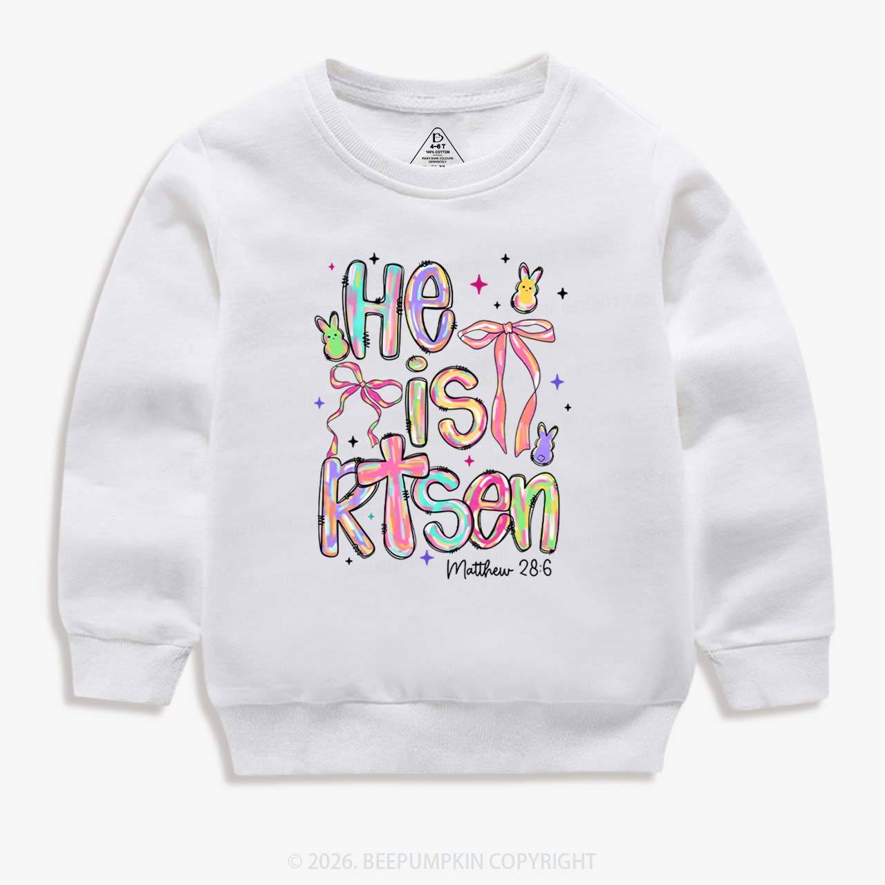 Risen In Color  Candy Bunny Kid's Sweatshirt