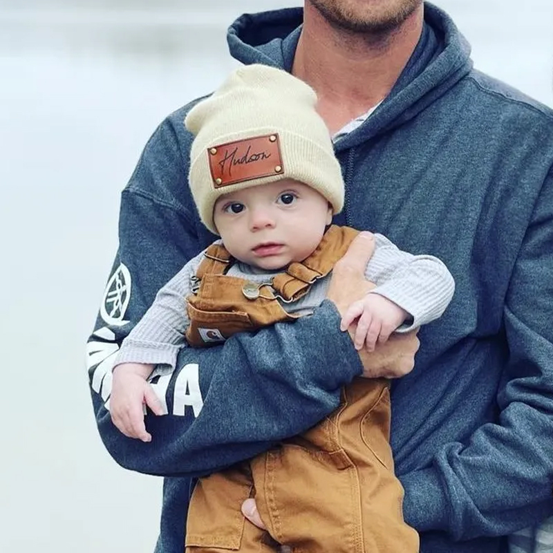 Signature Beanie/hat (Vegan Leather Patch)