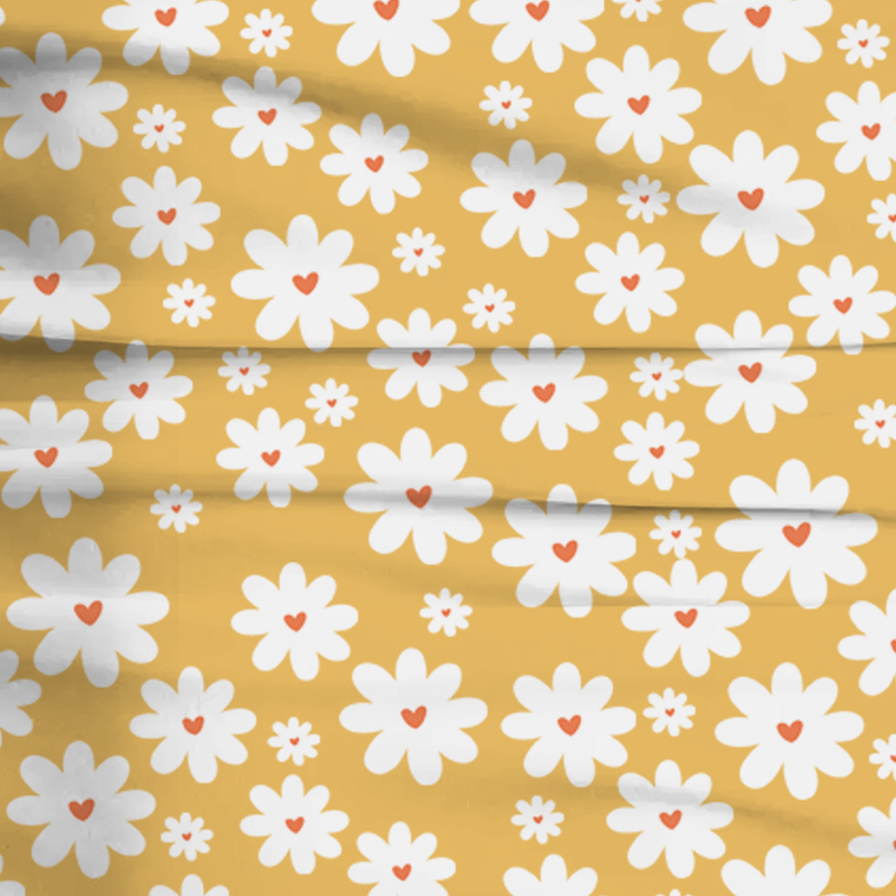 Sunny Daisy Two-Piece Pajama Set For Kids