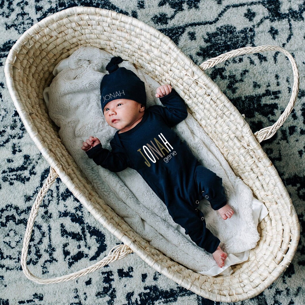 Personalized Baby Shower Gift Romper Set