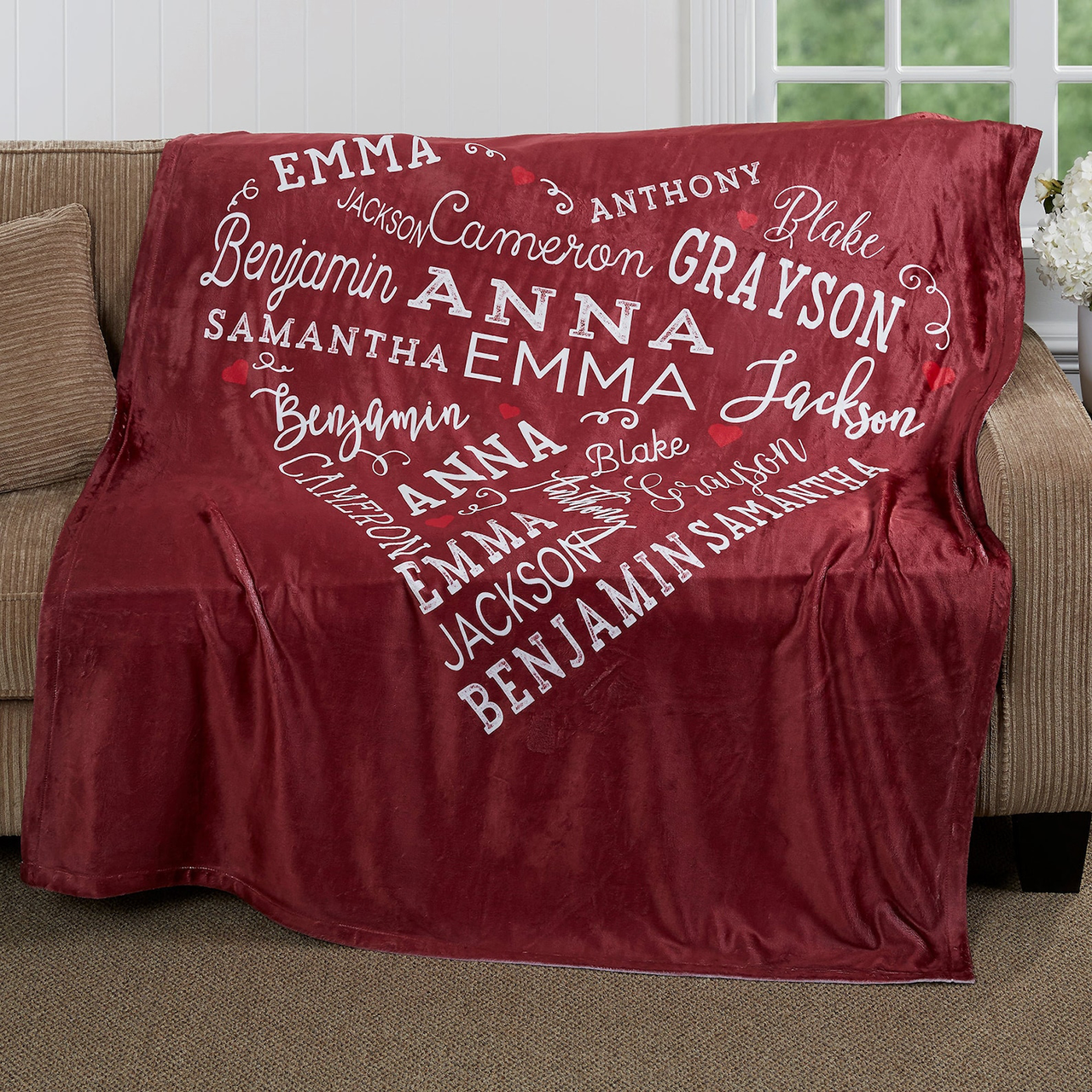 Close To Her Heart Personalized Blanket