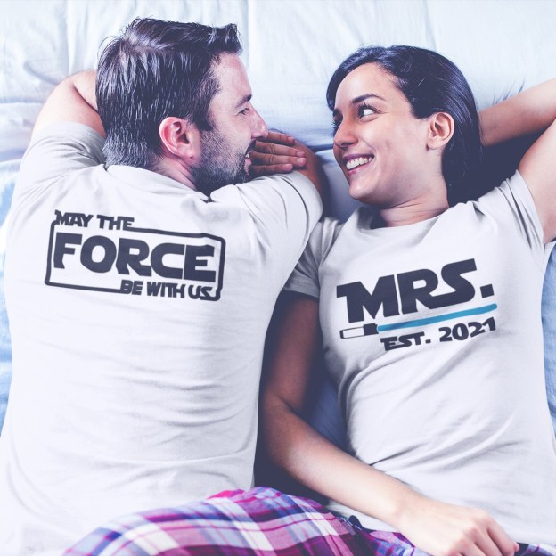 Mr and Mrs Matching Couple Shirt