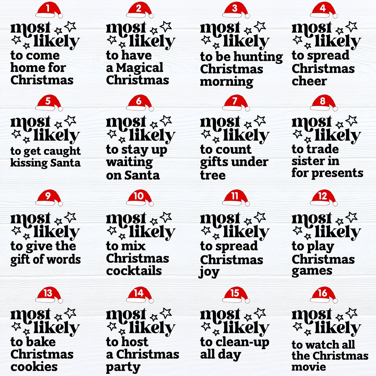 Family Matching Christmas Pajamas - Most Likely To Pajamas Beepumpkin